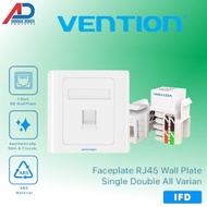 Vention Keystone Jack Wall Plate RJ45