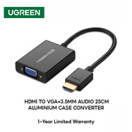 UGREEN HDTV To VGA Audio Converter (25cm/3.5mm)