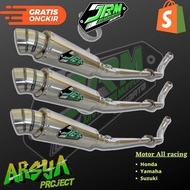 Knalpot Racing JRM Product Original Berkualitas No 1 Untuk Semua Motor Bebek Ada Supra Kaze R C70 Ki