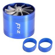 Air Intake Turbo, Car Air Intake Turbonator Single Fan Turbine Supercharger Gas Fuel Saver Turbo (Bl
