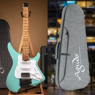 ⭐ศูนย์ไทย⭐ Aguda® Musicbody Pro Headless HSS Electric Guitar กีตาร์หัวตัด กีตาร์ไฟฟ้า หัวตัด 24 เฟรต