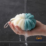 (2-COLOR FLOWER-SHAPED BALL BATH) Because It's Clean and Healthy Bath Sponge Creates Exfoliating Boo