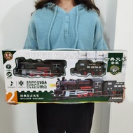 Super Classic Train Set Toy Vehicles For Kids, Mainan Set Keretapi Klasik, Kereta Api