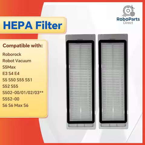 HEPA Filter For Roborock Robot Vacuum S5Max E3 S4 E4 S5 S50 S55 S51 S52 S55 S502-00/01/02/03** S552-