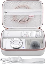 BOVKE Carrying Case for Sony ZV-1 / ZV-1F / ZV-1 II Vlog Digital Camera & Bluetooth Grip Vlogger Acc
