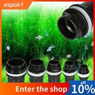 ESPOIR Aquarium Pipe Connector Useful Plastic Straight Fish Tank Water Joint