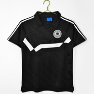 #G 1988/90 Black Retro Soccer Jersey Football