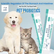 Probiotics to regulate gut health, active lactose, pet supplement for cats and dogs.