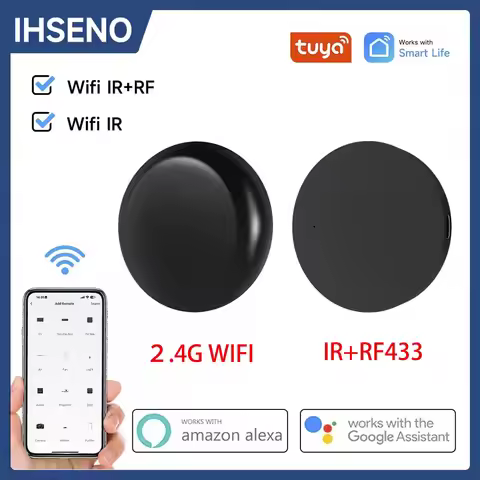 Tuya Wifi Smart IR Remote Control Wifi IR RF Universal Infrared Remote Controller for Smart Home Sup