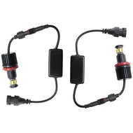 1 Pair 120W 12LED Car Angel Eye Marker Headlights Bulbs Lamps for E82 E90 E92 E60 E61 E63 E89 X6 H8