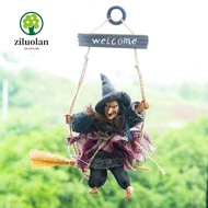 ZILUOLAN Halloween Hanging Ghost Spooky Props Outdoor Kid Toy Haunted House Props