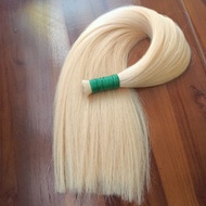 Human hair blonde color #613 50 grams super double draw humannatural