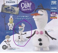 小白扭蛋 Disney Olaf Presents Little Mermaid Figure