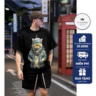 Cat Round Neck T-shirt 9 High Quality Men's and Women's Styles, Super HOT High Quality Cotton Fabric