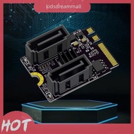 [KidsDreamMall.my] M2 To SATA3.0 Expansion Card PCI-E3.0 KEY A + E WIFI M.2 To SATA Adapter Card