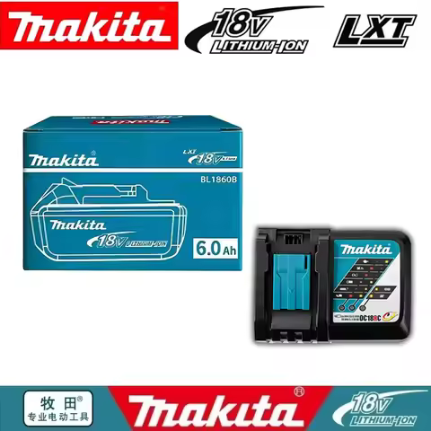 Makita 18V 6000mAh Replacement Battery for DHR202 DJV182 DDF487 DTW700 DGA404 DTD173 Power Tool Batt