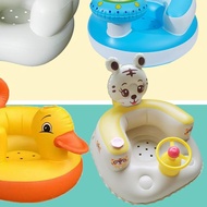 Inflatable Sofa Music Pump Chair Baby Seat Balloon Infant Seat Sofa Baby Dining Chair Musical Air So