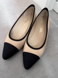 正品 Chanel 經典低跟鞋