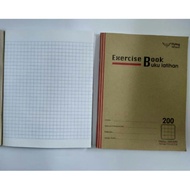 200pages Exercise Book F5 Craft Cover / 200 pages Buku Latihan Tulis F5 Kraft Cover 200pg 200pgs