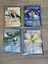 數碼暴龍卡 稀有咭4張