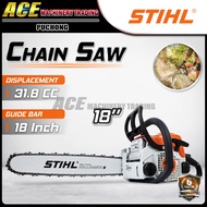 [ 100% ORIGINAL ] STIHL MS180 CHAINSAW WITH 18 " Inch GUIDE BAR &amp; CHAIN - 6 Months Warranty