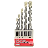 【ポイント10倍】 SK11 コンクリート用ドリルセット DSC-1 5PCS 【FJtools SK11 コンクリート用ドリルセット DSC-1 5PCS 先端工具 コンクリートアクセサリ 回転・振