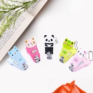 【Murah】Cartoon Cat Frog Nail Clippers Scissors Manicure(Random design)