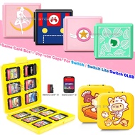 Nintendo Switch OLED Accessory 12 Game Card Potable Case SD Cards Shell Switch Storage Box for Nintendo Switch/Lite