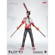 【新貨預訂】 [FigurePLUS+]《鏈鋸人》鏈鋸人 60cm Chainsaw Man FigurePLUS+ チェンソーマン デンジ 電鋸人 淀治 電次 Denji 景品模型 figure