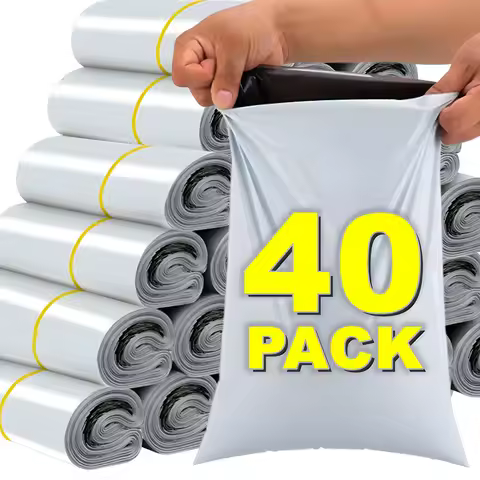 10-40Pcs Self Seal Shipping Bags Portable Poly Mailers Strong Adhesive Packing Mailing Envelopes 17x