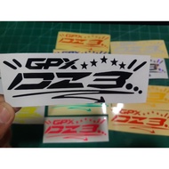 Annoying Word Stickers Gpx DZ3 Japanese Style Cutting Work Reflective %