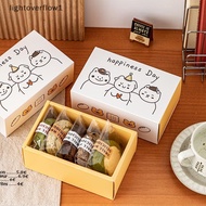 [Lightoverflow] Cartoon Snowflake Crisp Scones Packaging Box Drawer Candy Biscuit Cookie Gift Packin