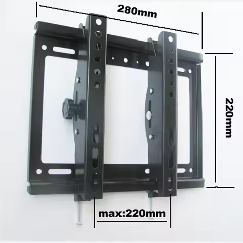 6022T 23 inch 32inch 37 inch UNIVERSAL ECONOMY tiltable lcd tv wall mount swivel led tv bracket shel