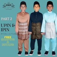 [PART 2] Baju Melayu Upin Ipin Cekak Musang Jakel BAJU MELAYU BUDAK BAJU MELAYU KANAK KANAK LELAKI