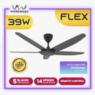 K2 VIVIDWAYS FLEX C300 PRO 56" Inch Ceiling Fan