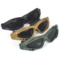 Hunting Tactical Paintball Goggles Eyewear Steel Wire Mesh Airsoft Net Glasses Shock Resistance Eye 