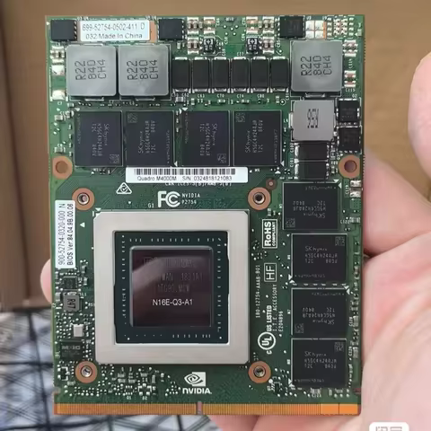 Quadro M4000M M4000 GDDR5 4GB Video Graphics Card N16E-Q3-A1 With X-Bracket For HP Zbook17 G3 Dell M