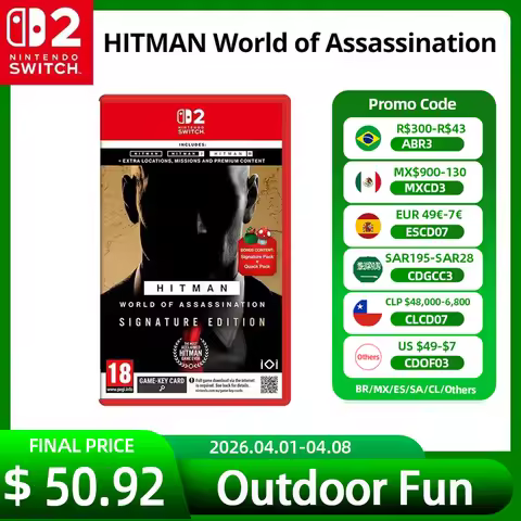 Nintendo Switch 2 Game Deals - Hitman: World of Assassination - Signature Edition Nintendo Physical
