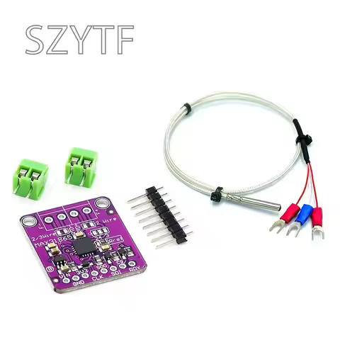 MAX31865 Temperature Sensor Module GY-MAX31865 RTD Digital Conversion Module Electronic DIY Board PT