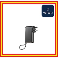 WiWU Trunk Power Bank 10000mah + Charger 2in1 with built-in cable ccc 3c safety certification