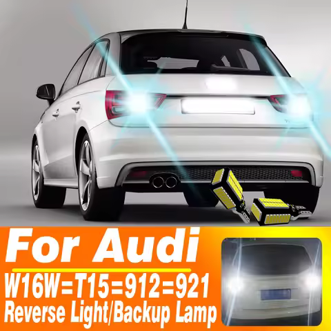 2pcs W16W T15 921 Canbus No Error LED Backup Lamp Bulb Reverse Light For Audi A3 8P A4 B8 B9 A5 A6 C