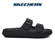 Skechers_สเก็ตเชอร์ส รองเท้าแตะ ผู้ชาย GOconsistent San O-T-G Sandals Shoes - 228830-NVRD Anti-Odor, Comfort Pillar Technology รองเท้าแตะชายและหญิง