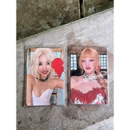 (G)-IDLE 5th mini album 'I LOVE ' Soyeon  and Minnie official photocard
