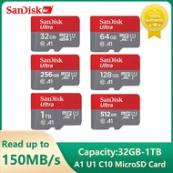 SanDisk Ultra Micro SD Card 512GB 256GB 128GB 64GB 32GB MicroSDXC Card MicroSDHC UHS-I Class10 Micro