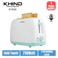 KHIND BREAD TOASTER BT808 / PEMBAKAR ROTI KHIND