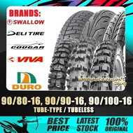 TAYAR 90/80-16,90/90-16,90/100-16 COUGAR/VIVA/FKR/SWALLOW/DELI/DURO/CMI/IRC TUBELESS/TUBE-TYPE TYRE 