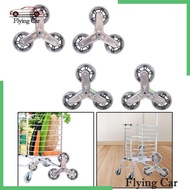 [Lzdjfmy2] 2pcs Triangle Stair Climbing Wheels Luggage Trolley Wheels Accessories Foldable Trolley W