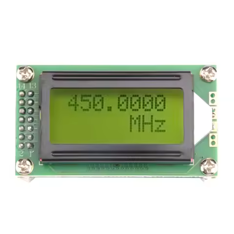 DC 9V-12V 1MHz-1.2GHz Frequency Counter Tester RF Meter Module Measurement Module LCD0802 LCD Screen