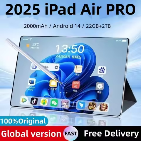 Original Tablet iPad Air Pro 12 Inch 22GB 2TB tablet Android 14 плашет Pad Phone Dual SIM 5G Wifi ta
