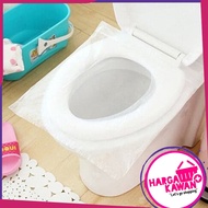 Toilet Seat Cover Disposable Alas Duduk Kloset Toilet Plastik Travel